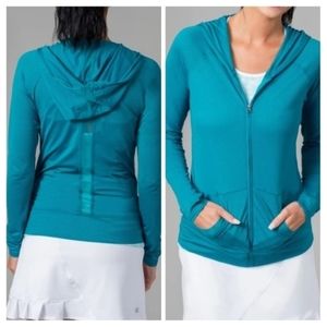 Teal Light soybu hoodie.